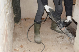 Concrete floor removal